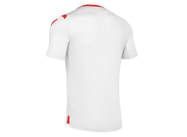 Alhena Shirt Shortsleeve WHT/RED L Utgående modell 