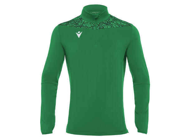 Tiber 1/4 Zip Top GRN/BLK S Stilren treningsgenser - Unisex 