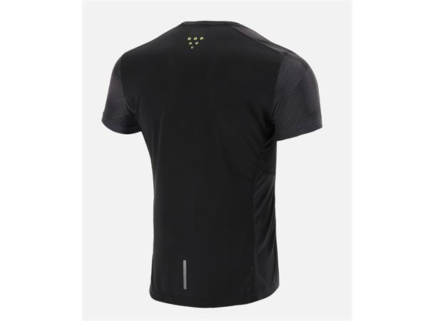 Run Zephiro Sean BLK L Sømløs løpe t-skjorte til herre 