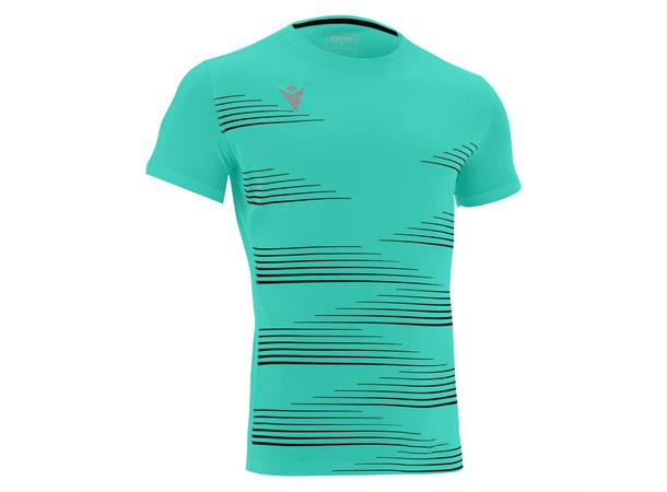 Ivan Shirt TRQ/BLK XL Teknisk løpe t-skjorte til herre 