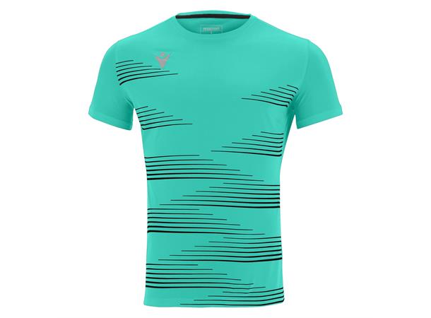 Ivan Shirt TRQ/BLK XL Teknisk løpe t-skjorte til herre 