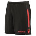 Elbe Short BLK/RED S Teknisk trenings-og kampshorts - Unisex