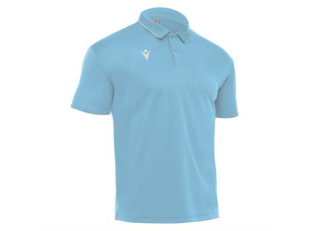 Draco Hero Polo COL/WHT L Poloskjorte i elastisk stoff 