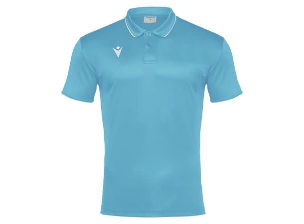 Draco Hero Polo COL/WHT L Poloskjorte i elastisk stoff 