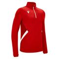 Piave 1/4 Zip Top RED/WHT 5XL Teknisk treningsgenser - Unisex