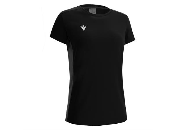 Lute Womens Cotton T-shirt BLK/ANT XL T-skjorte med feminint snitt 