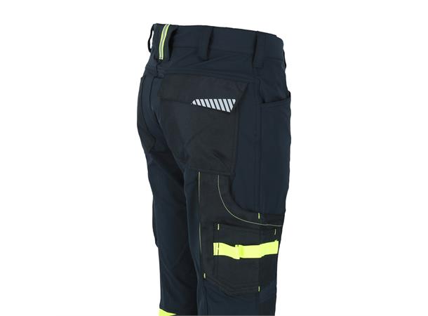 Bismuth Stretchpant W/ Button BlkB 48 Arbeidsbukse med god stretch - Unisex 