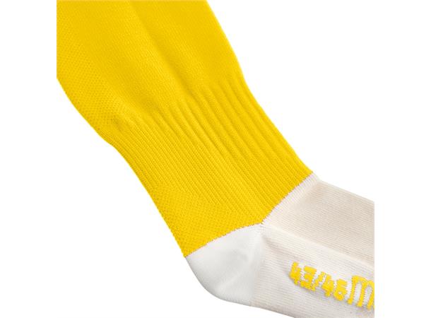 Round Socks Evo YEL M Komfortable fotballsokker - Unisex 