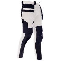 Norlight Malerbukse Tor Hvit 44 m/håndverkslommer Fullstretch