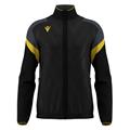 ODIN full zip top BLK/YEL XL Jakke med kontrastdetaljer